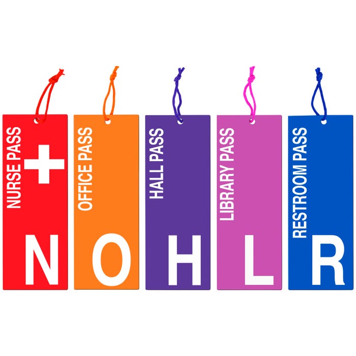 School - Hall Passes - Tardy Slips